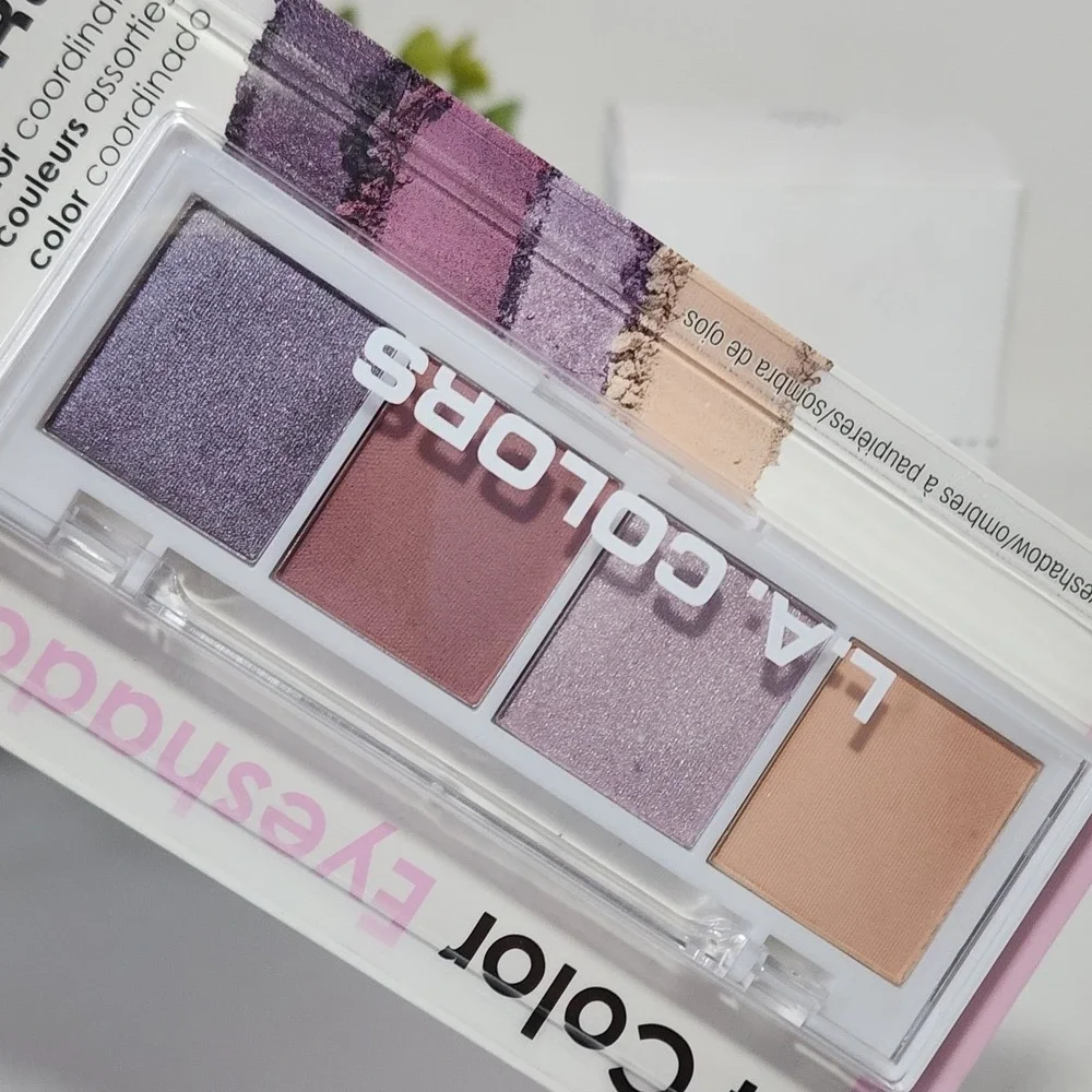 L. A. Colors 4 Color Eyeshadow Sweet Princess Palette C62129 ~ New Unopened
